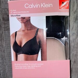 Calvin Klein Wireless bra Medium 2 Pack Wire Free